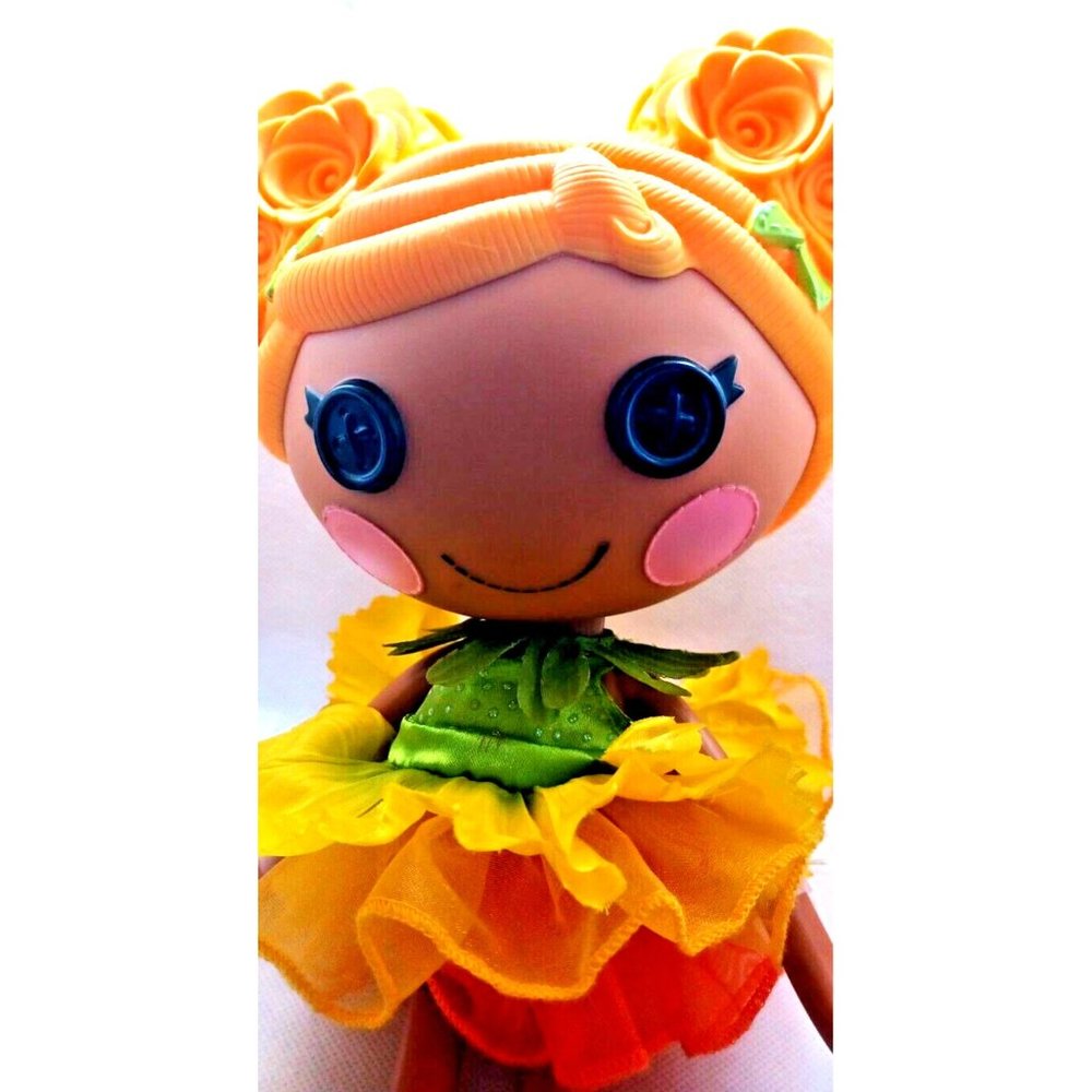 Lalaloopsy Mari Golden Petals Doll Marigold Flower October Birth Flower Happy